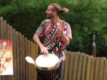 Bubenická show africkém stylu v ZOO Brno