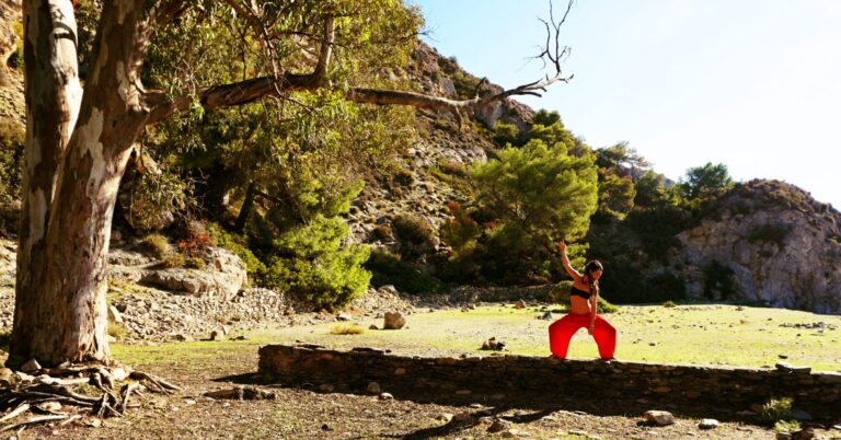 Afro a fyzio jóga v Andalusii