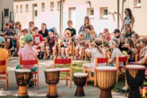 Hudební vystoupení v Bučovicích - bubny, boom whckers, perkuse