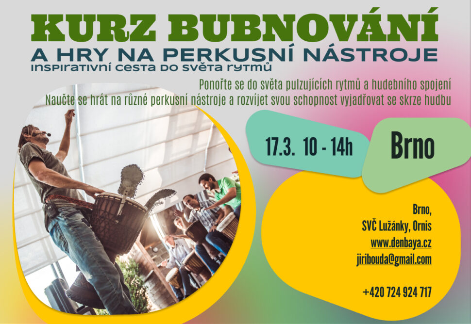 Kurz bubnování v Brně